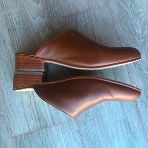 Nisolo mules in brandy